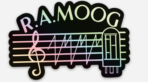 Sticker: R.A. Moog Mirror Die-Cut