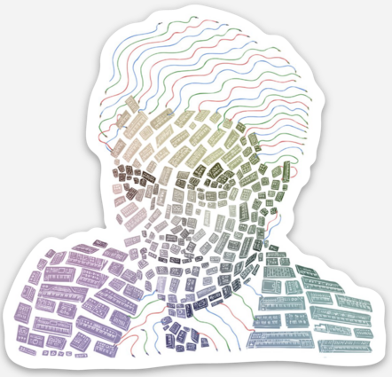 Sticker: Moogsaic Die-Cut