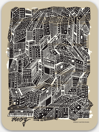 Sticker: Synth City