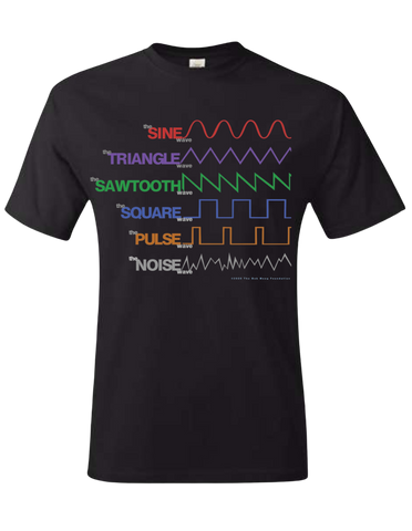 T-shirt: Waveform - Black - Unisex