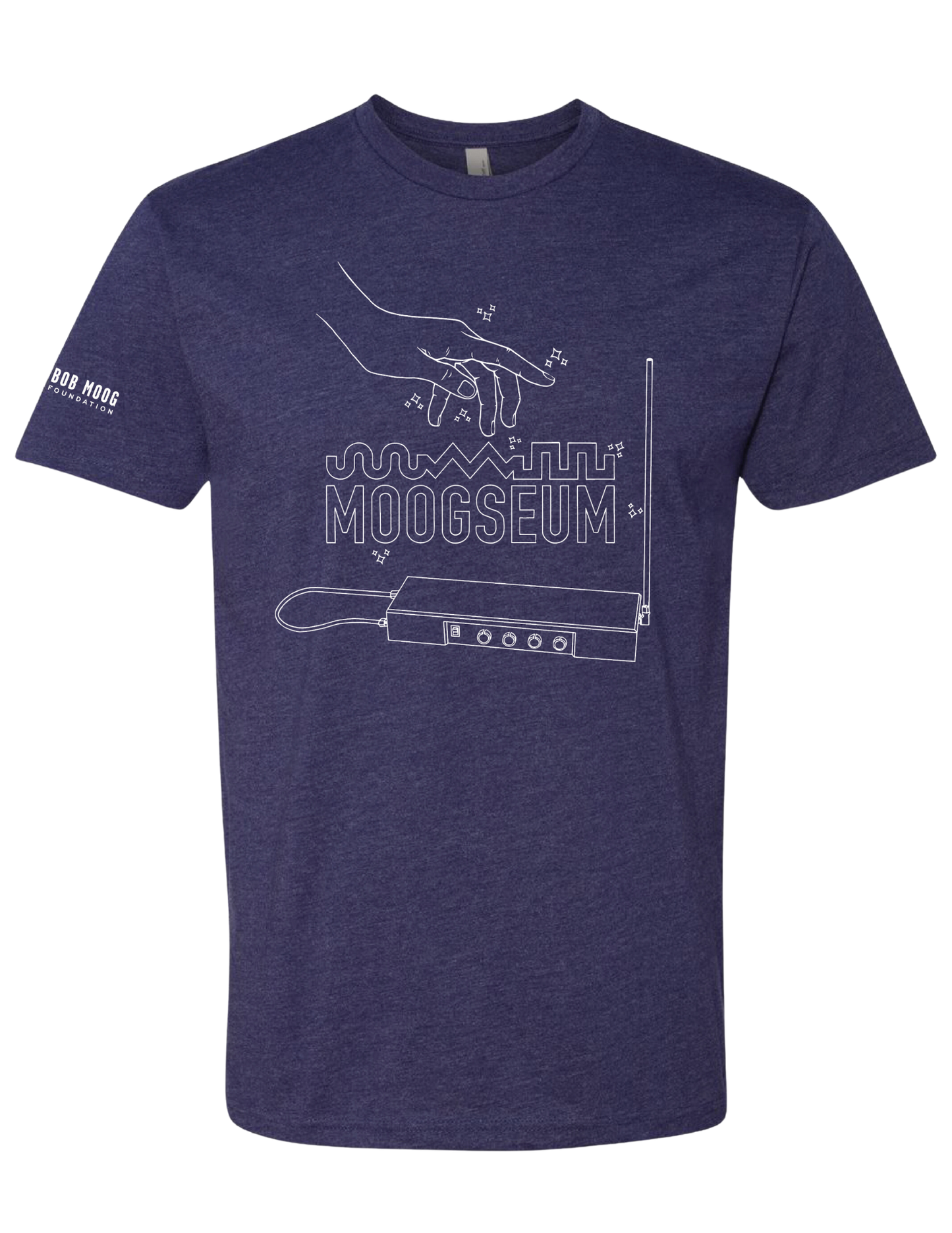 T-shirt: Good Vibrations: Theremin - Midnight Storm - Unisex