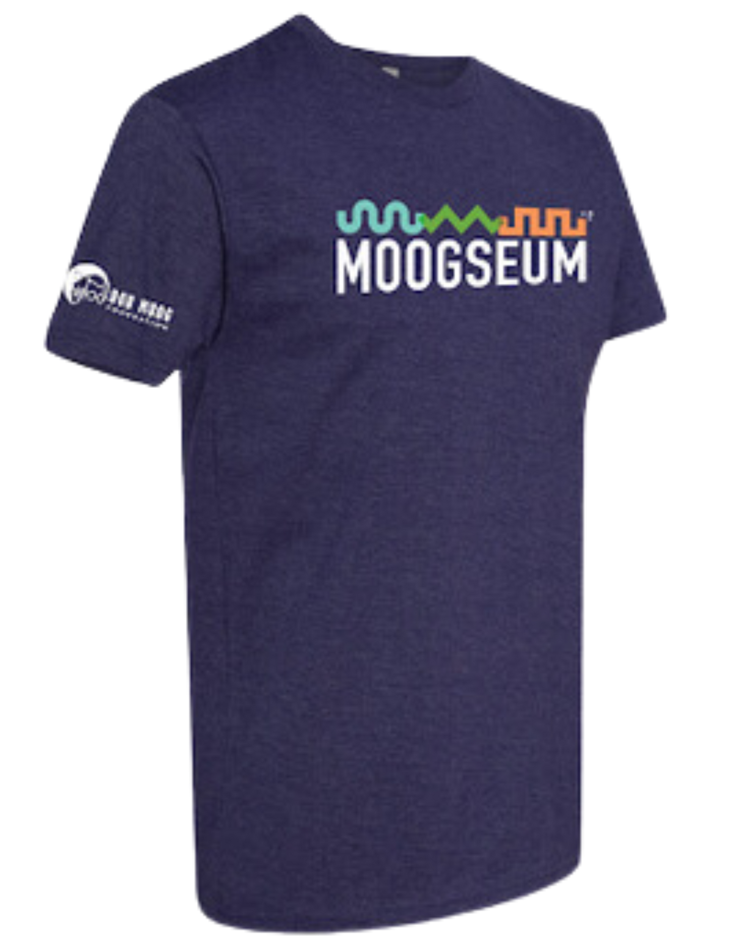T-shirt: Moogseum Logo - Midnight Storm - Unisex