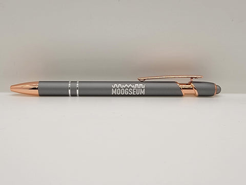 Pen: Moogseum logo soft touch stylus