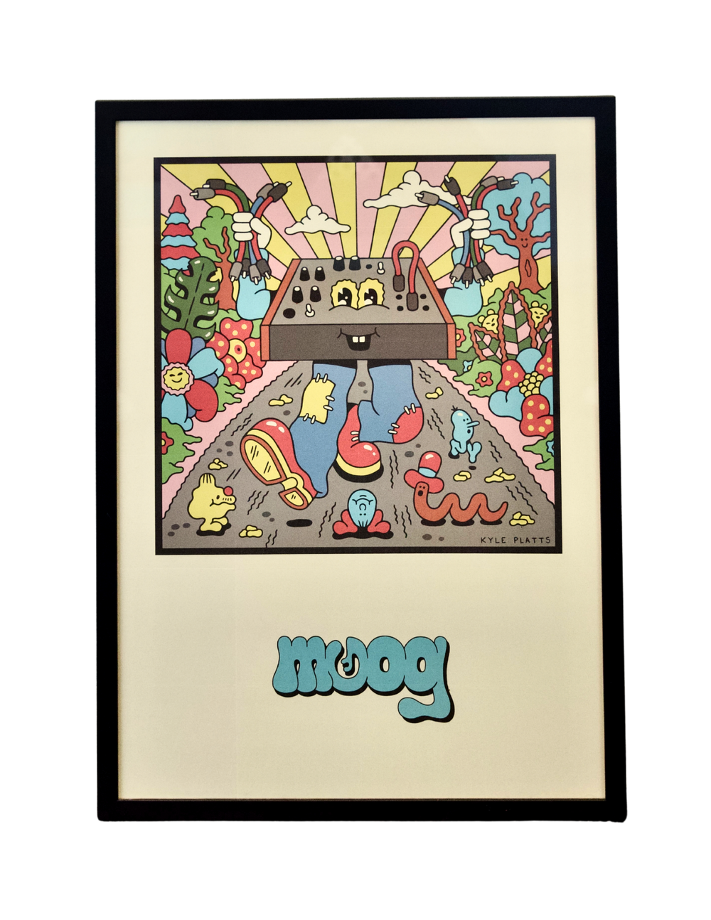 “Land of Modular Magic” Framed Kyle Platts Poster