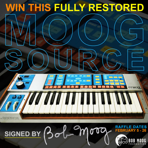 2024 Winter Raffle: Vintage Moog Source Signed by Bob Moog