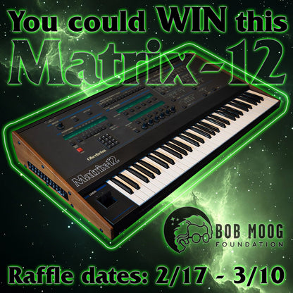 2025 Winter Raffle: Signed Oberheim Matrix-12 Synthesizer