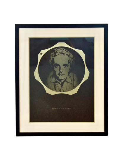 "Bob Is In The Details" Framed Bob Moog Print
