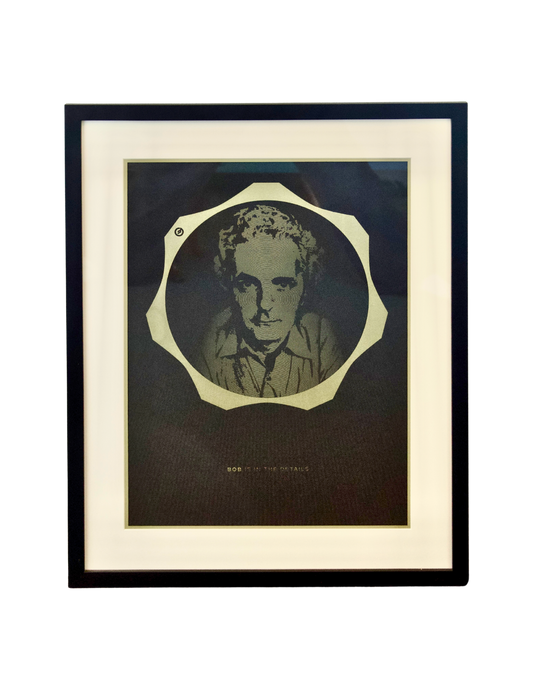 "Bob Is In The Details" Framed Bob Moog Print