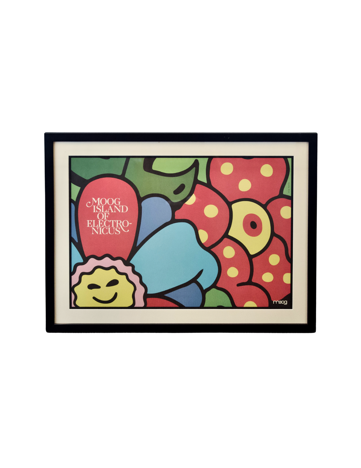 “Moog Island of Electronicus” Framed Kyle Platts Print
