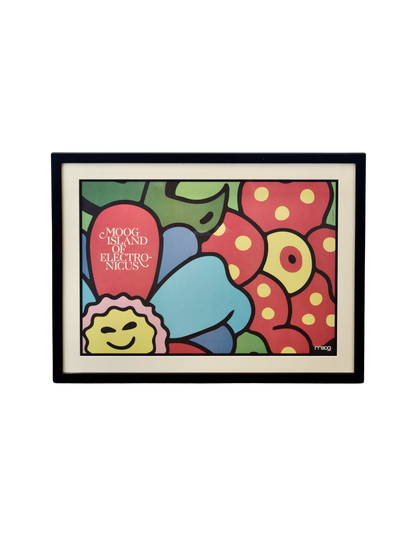“Moog Island of Electronicus” Framed Kyle Platts Print