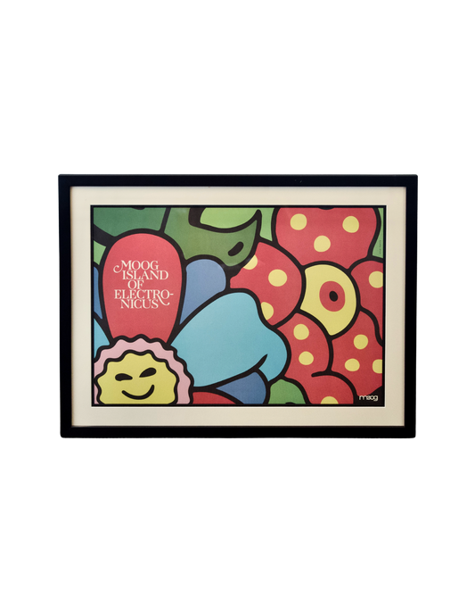 “Moog Island of Electronicus” Framed Kyle Platts Print