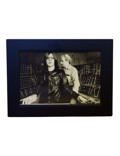 Roger Powell Autographed Photograph with Bob Moog