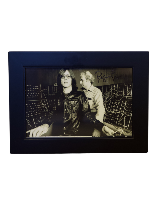 Roger Powell Autographed Photograph with Bob Moog