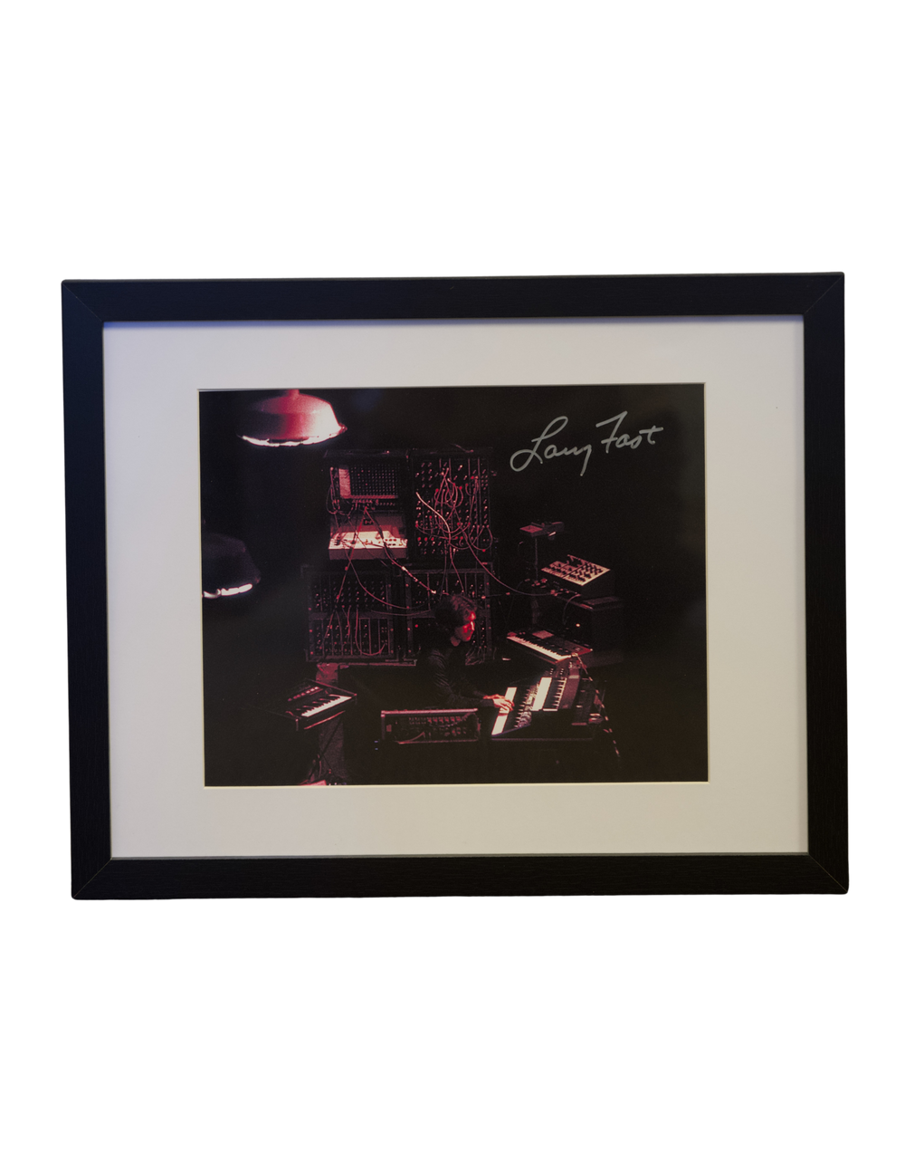 Larry Fast Autographed Concert Photograph (Version 1)