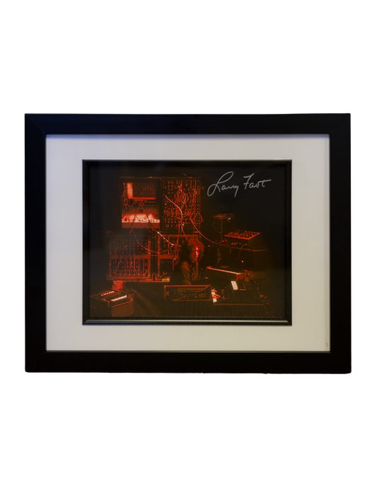 Larry Fast Autographed Concert Photograph (Version 2)