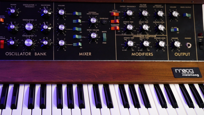 2024 Fall Raffle: Vintage Minimoog Signed by Peter Gabriel