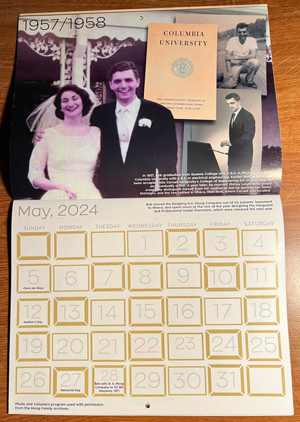 Calendar: 2024 Bob Moog - His Life and Work 90th Birthday Commemorativ – Bob Moog Foundation Calendar: 2024 Bob Moog - His Life and Work 90th Birthday Commemorativ – Bob Moog Foundation