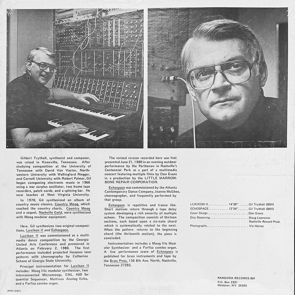 LP: Luxikon II / Echospace by Gil Trythall