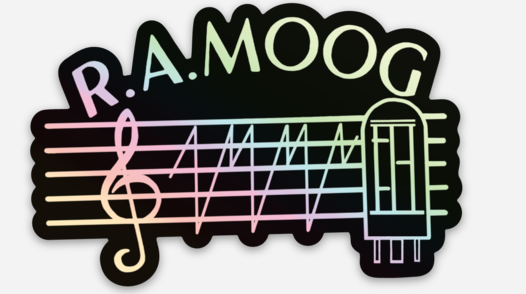 Sticker: R.A. Moog Mirror Die-Cut