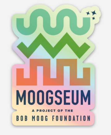Sticker: Moogseum Mirror Logo Die-Cut