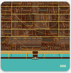 Sticker: DKNG Moog Console Teal