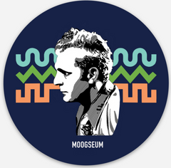 Sticker: Bob 3D Navy Circle