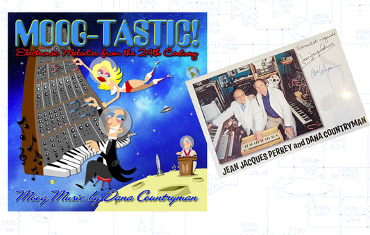 Bundle: Moog-tastic CD & Card signed by Dana Countryman and Jean-Jacques Perrey