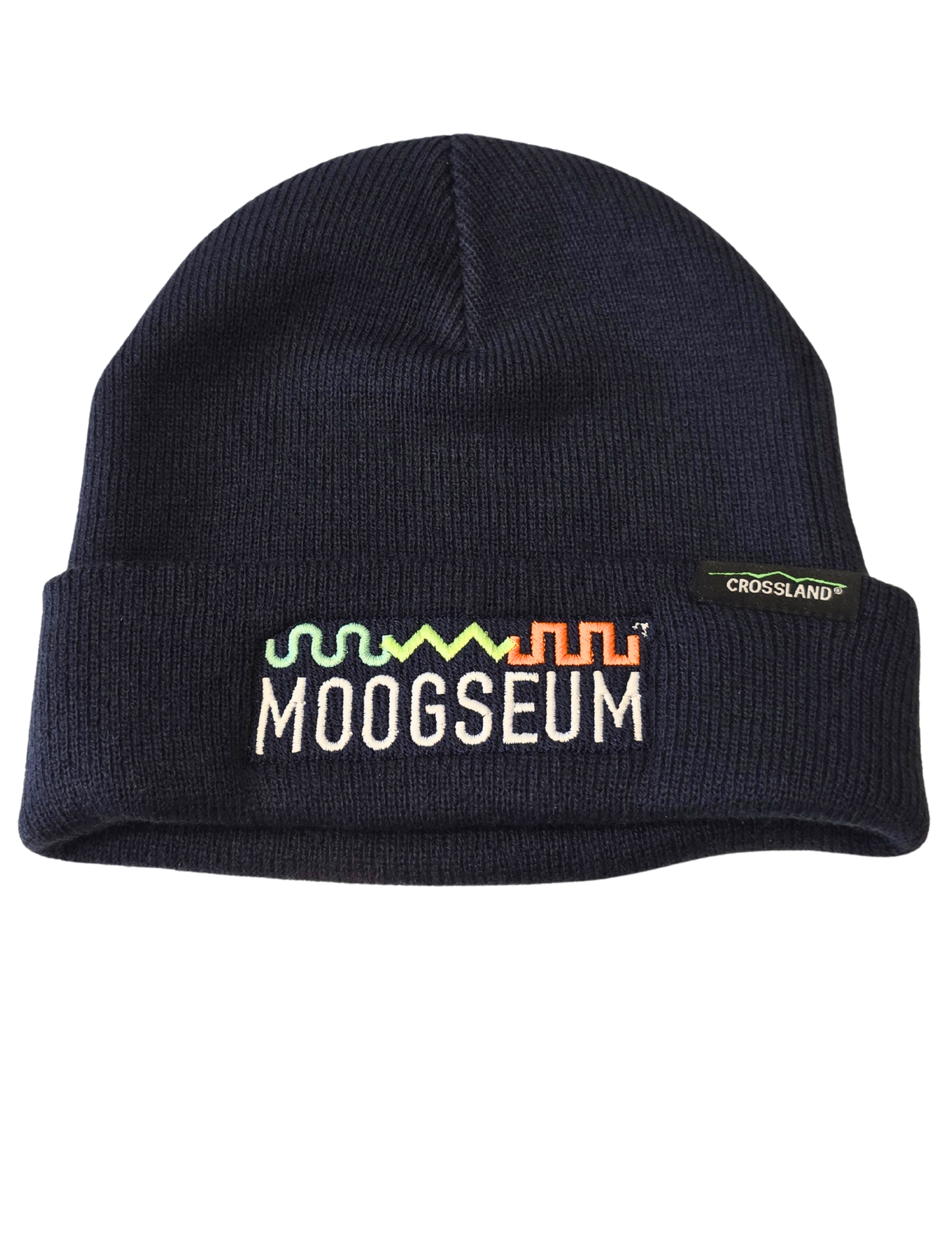 Beanies: Moogseum Crossland Cuff Navy