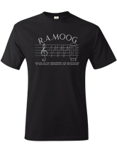 T-shirt: R.A. Moog - Black - Unisex