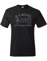 T-shirt: R.A. Moog - Black - Unisex
