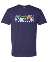 T-shirt: Moogseum Logo - Midnight Storm - Unisex