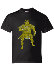 T-shirt: SaMOOGurai - Black - Kids