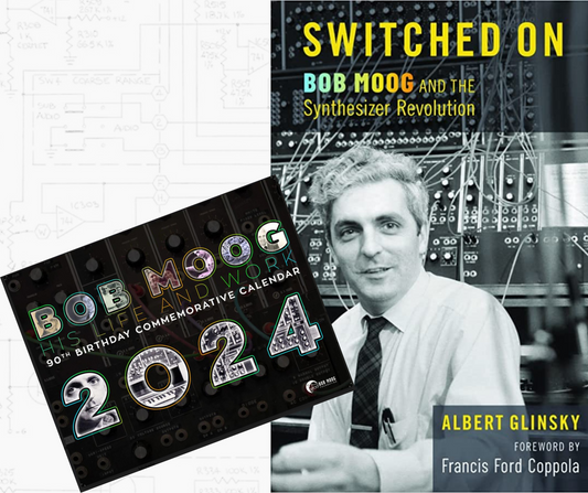 Bundle: Switched On - Bob Moog and the Synthesizer Revolution & 2024 Commemorative Calendar