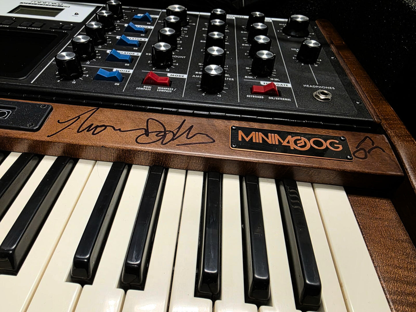 2026 Winter Raffle: Minimoog Voyager XL Signed by Thomas Dolby
