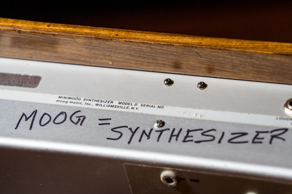 2025 Fall Raffle: Vintage Minimoog Signed by Todd Rundgren