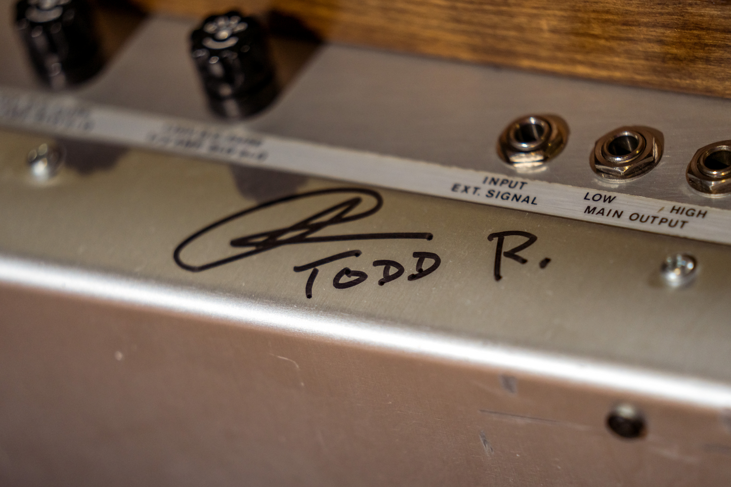 2025 Fall Raffle: Vintage Minimoog Signed by Todd Rundgren