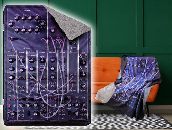Modular Synthesizer Sherpa Luxe Blanket