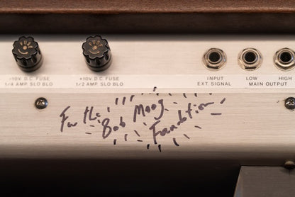 2024 Fall Raffle: Vintage Minimoog Signed by Peter Gabriel