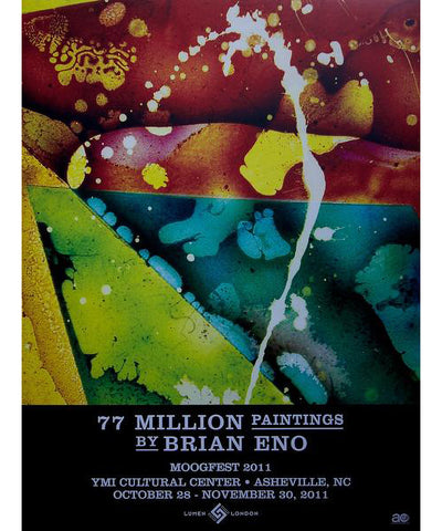 Poster: Brian Eno 77 Million Paintings - Moogfest 2011