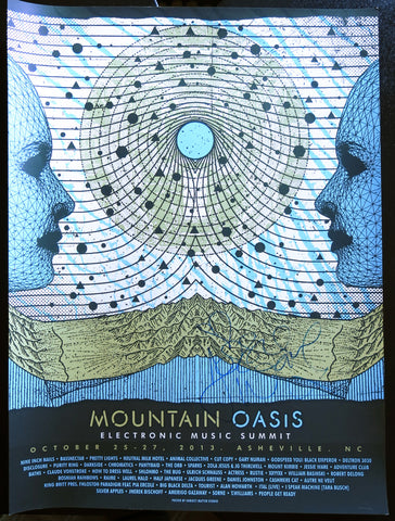 Poster: Mountain Oasis 2013 - Signed by Jessie Ware