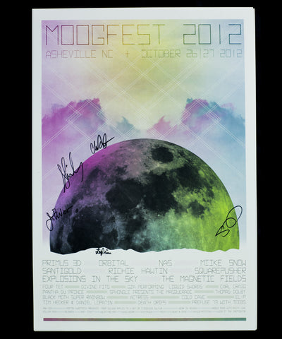 Poster: Moogfest 2012 - Signed by Magnetic Fields