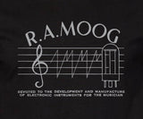 T-shirt: R.A. Moog Logo - Black - Unisex Long-Sleeve