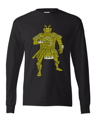 T-shirt: SaMOOGurai - Black - Unisex Long-Sleeve