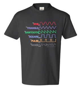 T-shirt: Waveform - Graphite Gray - Kids
