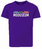 T-shirt: Moogseum Logo - Purple - Kids